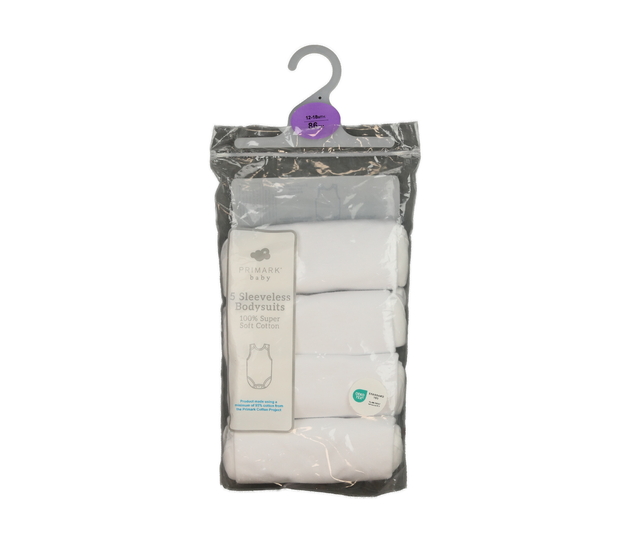 Nové bílé tílkové body 4 ks Primark 