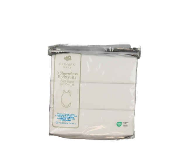 Nové bílé tílkové body 3 ks Primark 