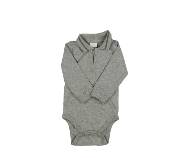 Šedé melírované body s límečkem Next