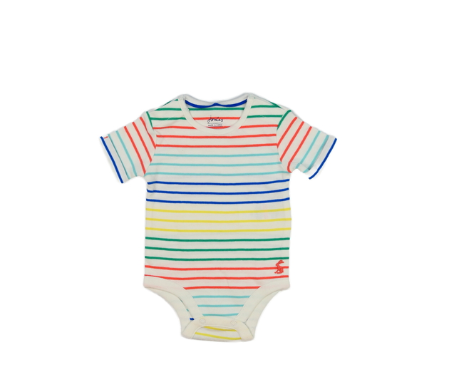 Krémové body s barevnými pruhy Joules