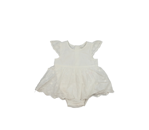 Bílé zdobné šatové body Primark 