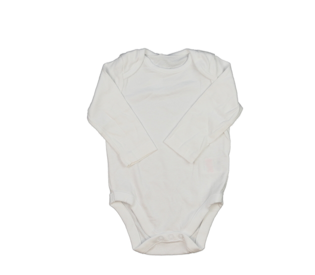 Bílé body s dlouhým rukávem Mothercare