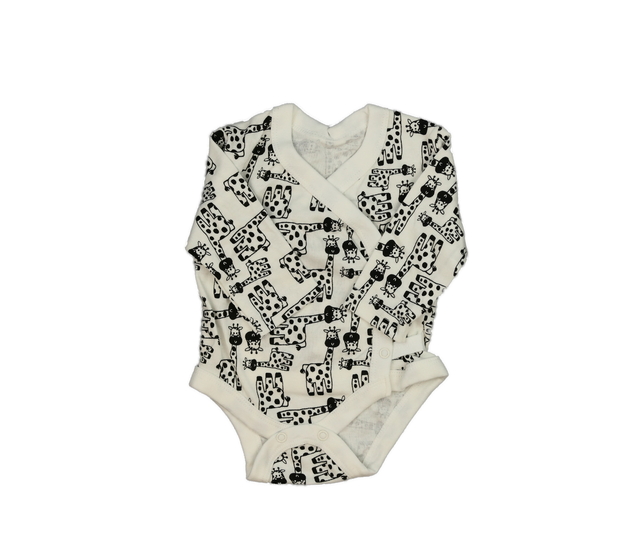 Krémové body se žirafami 