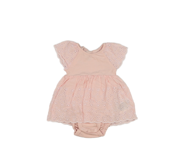 Růžové šatové body H&M