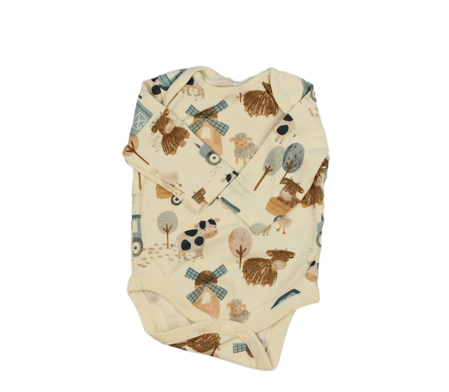 Hnědé body s  motivem farmy Next