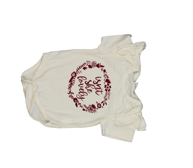 Krémové roztomilé body s volánky 