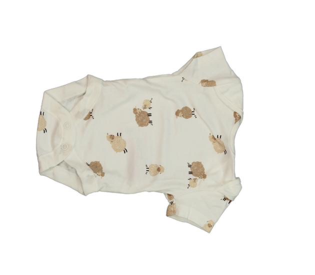 Krémové body s ovečkami Primark 