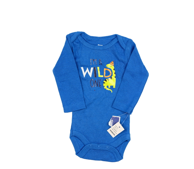 Nové modré body s dinosaurem 