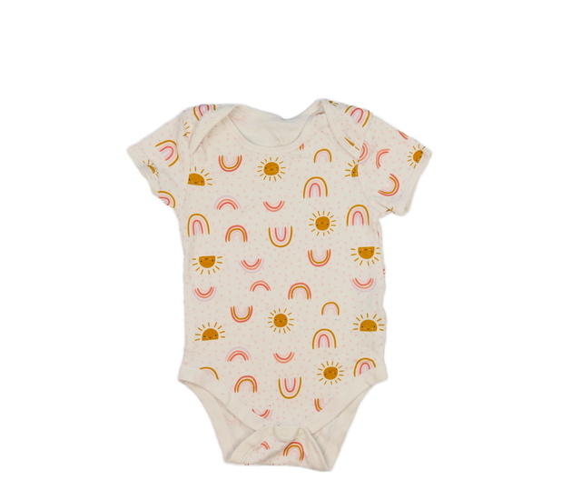 Krémové body s duhou Primark 