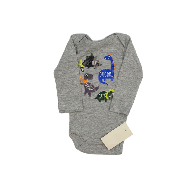 Nové šedé body s dinosaury 