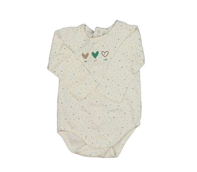 Bílé body se srdíčky Mayoral