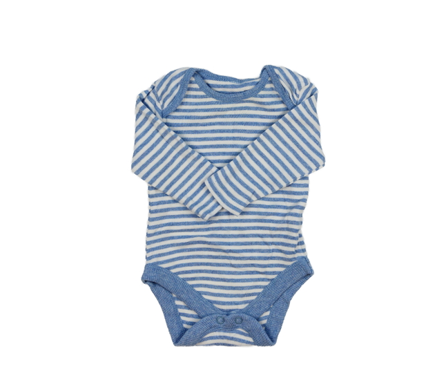 Modro-bílé pruhované body George