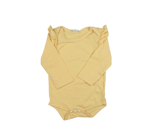 Žluté body s volánky 