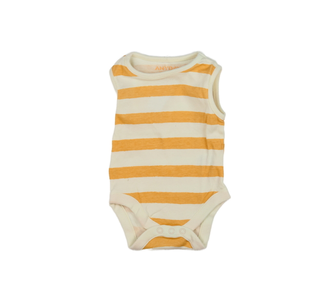 Oranžovo-krémové tílkové body John Lewis 