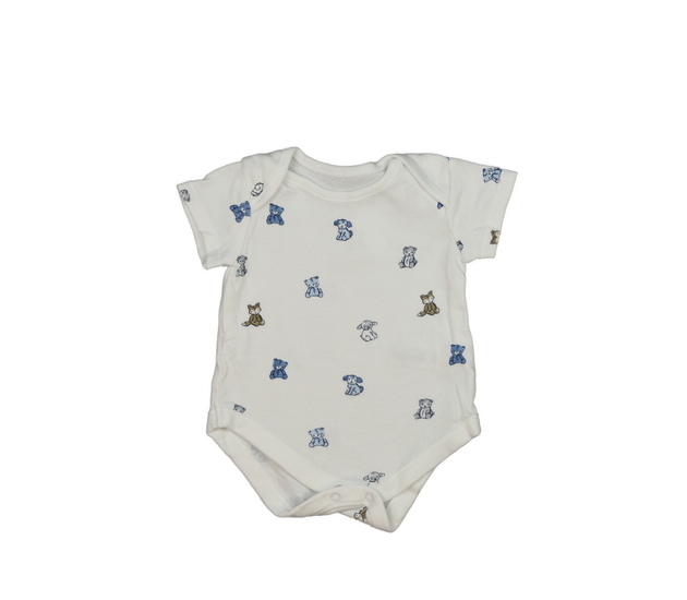 Bílé body s plyšáčky Nutmeg