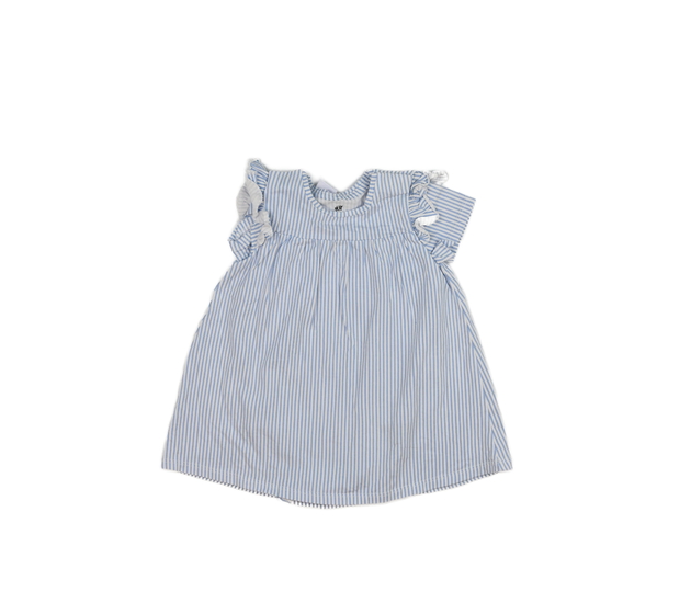 Modré pruhované šatové body H&M