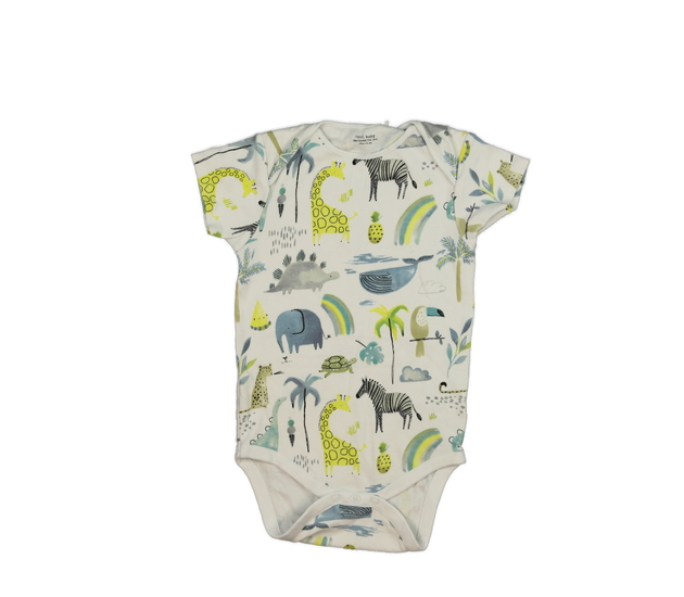 Bílé body se zvířátky Next