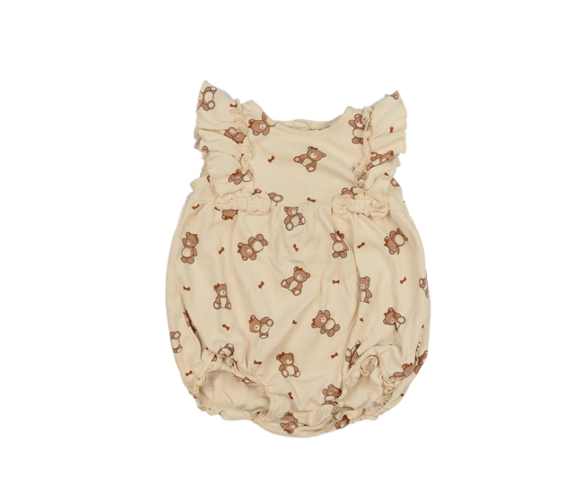 Hnědé body s medvědy a volánky Next