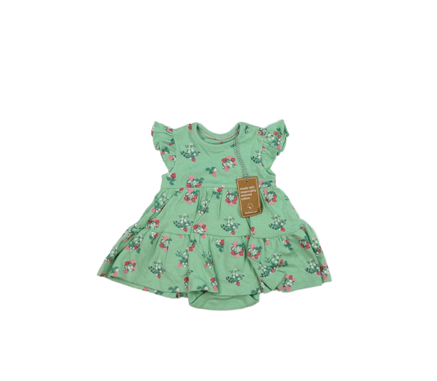 Nové zelené šatové body s jahodami Mothercare