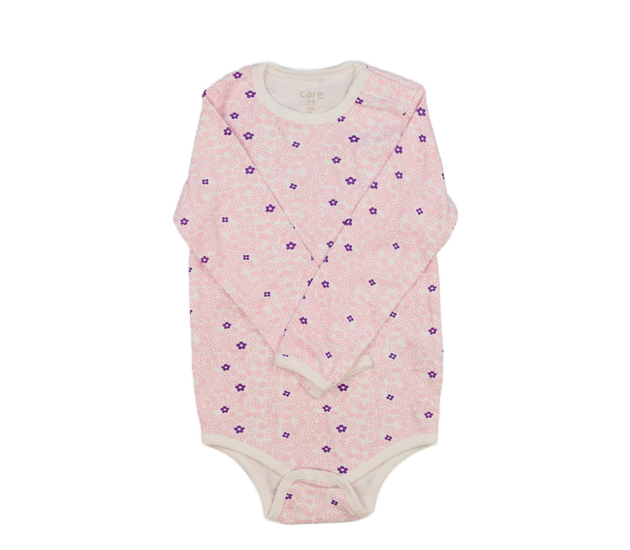 Světlé body s růžovými květinami 