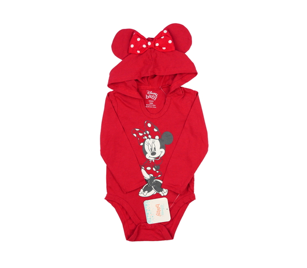Nové červené body s kapucí Minnie Disney