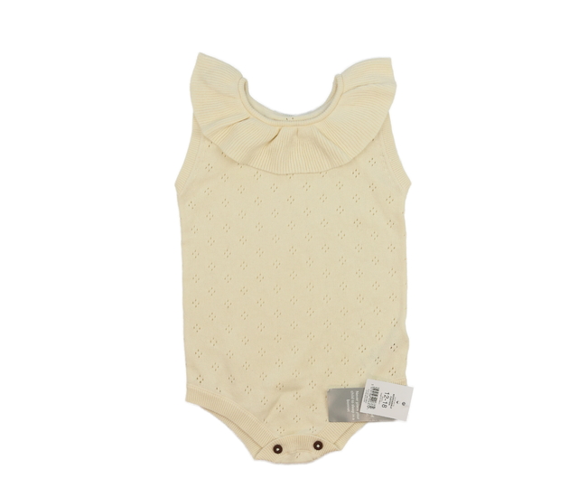 Nové hnědé pletené madeirové body George