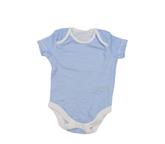 Modro-bílé pruhované body Nutmeg