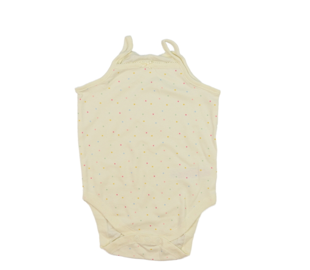 Žluté tílkové body s kolečky Primark 