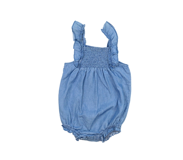 Modré tílkové body s volánky Primark 