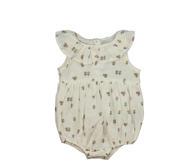Bílé květinové body M&S