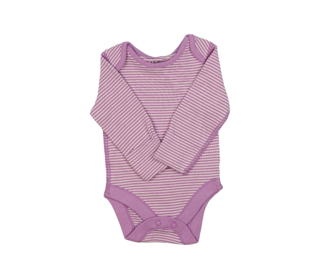 Fialovo-bílé pruhované body M&S