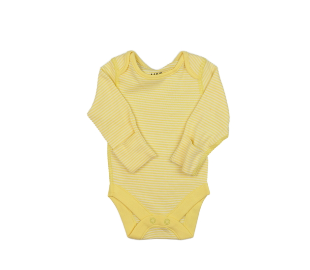 Žluto-bílé pruhované body M&S