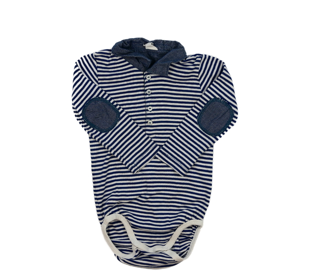 Modro-bílé body s límečkem H&M