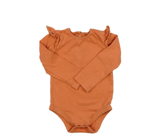 Oranžové body s volánky Tu