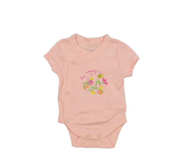 Růžové body s květinami Primark 