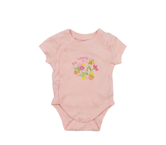 Růžové body s květinami Primark 