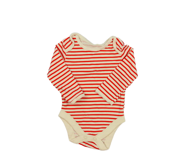 Hnědo-červené pruhované body George