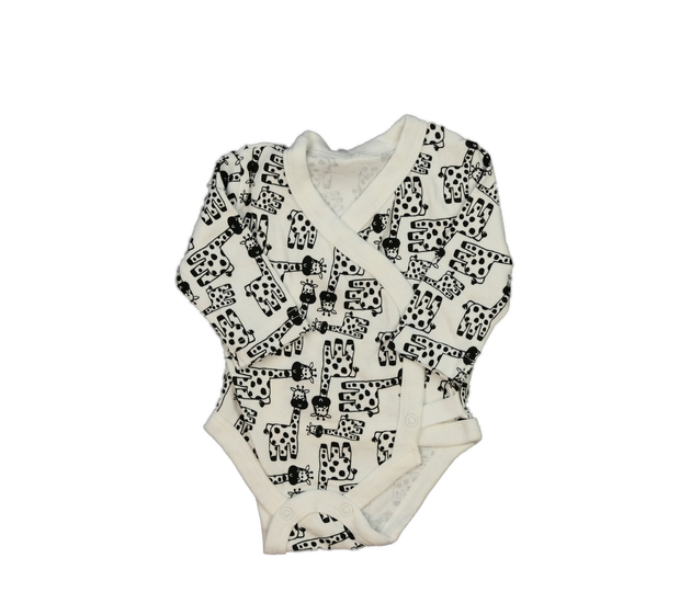 Bílé body se žirafami 2,5-3,4 kg