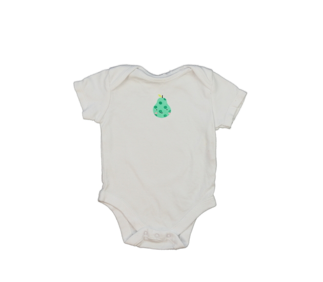 Bílé body s hruškou F&F