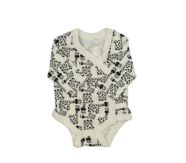 Bílé body se žirafami 2,5-3,4 kg