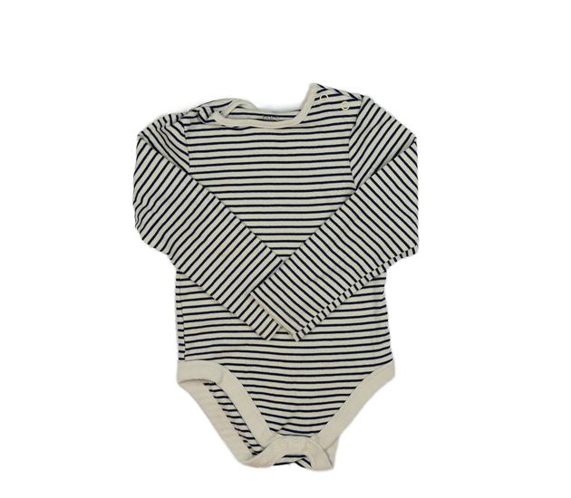 Krémovo-modré pruhované body M&S