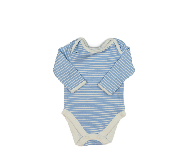 Modro-bílé pruhované body George
