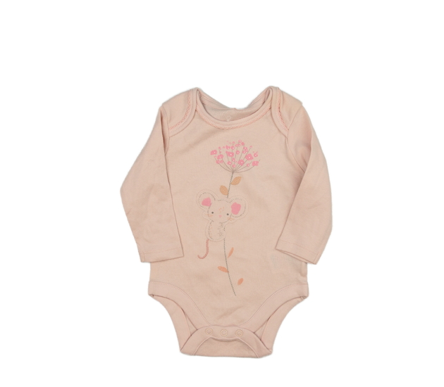 Růžové body s myškou Mothercare