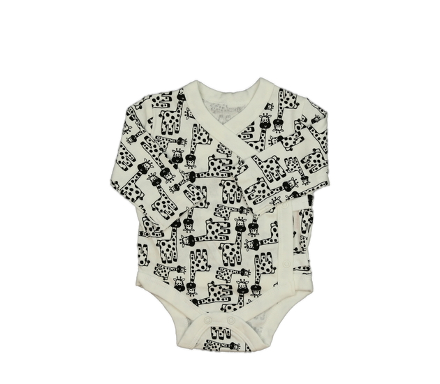 Bílé body se žirafami 2,5-3,4 kg 