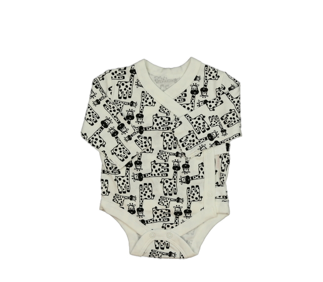 Bílé body se žirafami 2,5-3,4 kg 