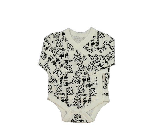Bílé body se žirafami 2,5-3,4 kg 