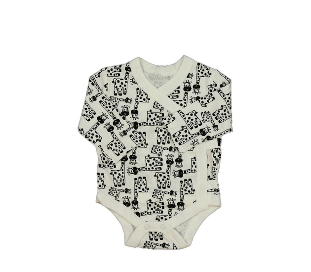 Bílé body se žirafami 2,5-3,4 kg 
