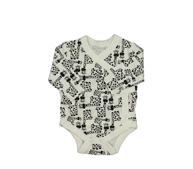 Bílé body se žirafami 2,5-3,4 kg 
