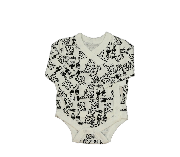 Bílé body se žirafami 2,5-3,4 kg 