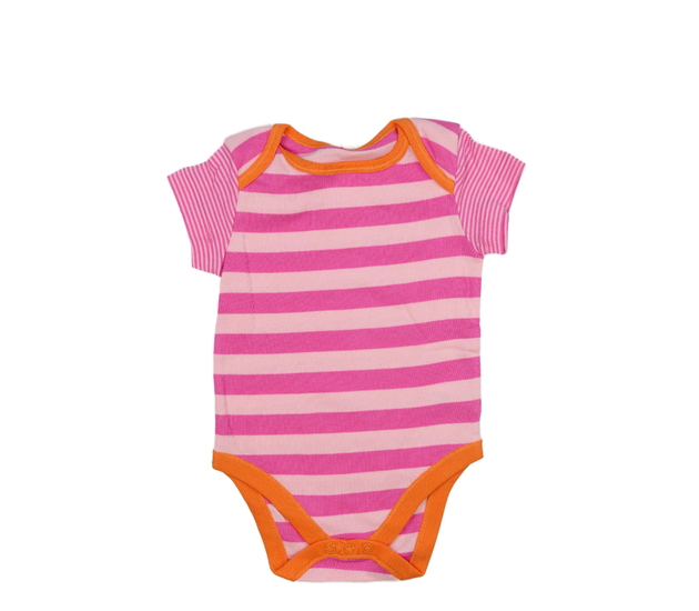 Růžovo-oranžové pruhované body M&S
